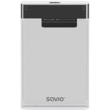 Väline HDD/SSD korpus Savio AK-66, läbipaistev