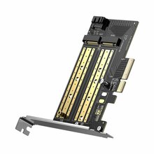 Laienduskaart Ugreen PCIe 3.0 x4 SSD M.2 M-Key / M.2 B-Key CM302, must