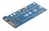 Adapter Gembird EE18-M2S3PCB-01, sinine