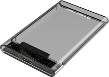 HDD/SSD korpus Conceptronic DANTE03T, läbipaistev 2,5 tolli