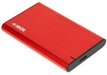HDD/SSD korpus iBox HD-05, punane