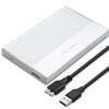 SSD/HDD korpus Qoltec, 2.5 tolli, hõbe
