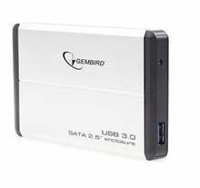 HDD/SSD korpus Gembird EE2-U3S-2-S, hõbe