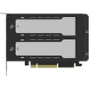 M.2 adapter Icy Dock ExpressSlot Elite MB842MP-B, must/hõbe