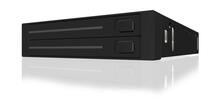 Icy Box IB-2226StS, 2 x 2,5 HDD või 3,5 SSD, must