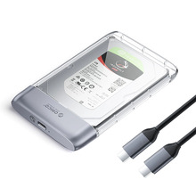 Orico TX25C3, 2,5 tolli HDD/SSD adapter, läbipaistev