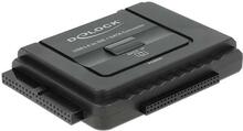 Konverter Delock 61486, USB 3.2 Gen 1 to SATA 6 Gb/s ja IDE 40/44 pin, must