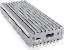 Icy Box Raidsonic IB-1817Ma-C31, M.2 NVMe SSD korpus, hõbe