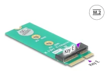 Adapter DeLock 64340, M.2 Key E pistik M.2 Key E pesasse