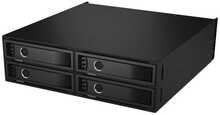 Icy Box IB-2242U2K, 4 x 2,5 tolli U.2 SFF-8639, must