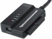 Adapter Digitus DA-70325, USB 3.0 to SATA ja IDE, must
