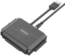 Adapter Unitek Y-3324, USB 3.0 to IDE+SATA II, must