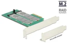 PCIe x4 kontroller DeLOCK 89536, 2x M.2 B-Key, RAID