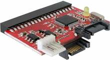 Adapter Delock IDE to SATA, punane