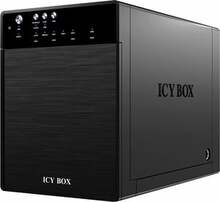 Kõvaketta korpus Icy Box RaidSonic IB-3640SU3, 4 x 3,5 HDD, must