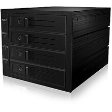 Kettamassiiv Icy Box RaidSonic IB-564SAS-12G, 4x 3,5 HDD, must