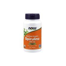 Now Organic Spirulina, 500 mg, N100