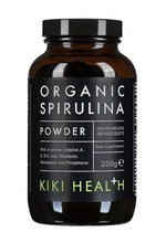 Kiki Health Organic Spirulina pulber, 200 g