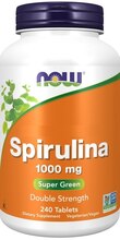 Spirulina Now Foods Certified Organic, 1,000 mg, 240 tabletti