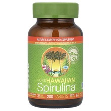 Cyanotech Co Hawaiian Spirulina Pacifica, 200 tabletti