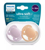 Lutt Philips Avent SCF091/33 Ultra Soft, 6-18 kuud, lilla/oranž, 2 tk