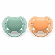 Lutt Philips Avent Ultra Soft, SCF091/03, 0-6 kuud, 2 tk, roheline/oranž