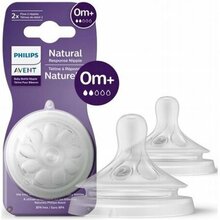 Lutid Philips Avent Natural Response SCY962/02, silikoon, 0m+, 2 tk