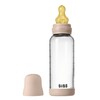 BIBS lutipudel klaasist, keskmise vooluga lutt, 240 ml, Blush