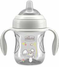 Õppimistass Chicco Transition Cup, hall, 200 ml