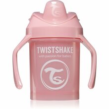 Õppimistops Twistshake Mini Cup, 230 ml, pastellroosa