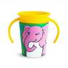 Õppetass sangadega Munchkin Miracle 360 Wildlove, elevant, 177 ml