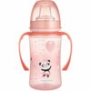 Õppimiskruus Canpol Babies 35/208, eksootilised loomad, roosa, 240 ml