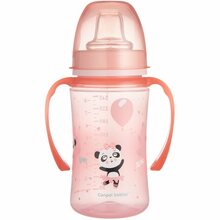 Õppimiskruus Canpol Babies 35/208, eksootilised loomad, roosa, 240 ml