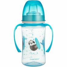 Õppimistass Canpol Babies 35/208, eksootilised loomad, sinine, 240 ml