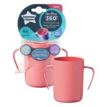 Õppimistass Tommee Tippee Easi-Flow 44720512, punane, 200 ml