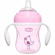 Õppimistass Chicco 069972, roosa, 200 ml, 4m+