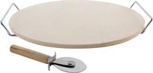 Pitsa küpsetuskivi komplekt Orion aluse ja noaga, 3 tk, 33 cm