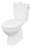 WC-pott Cersanit Compact 684 ARTECO 020 aeglaselt sulguva kaanega, 645 x 360 x 795 mm