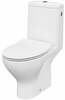 Põrandapealne WC-pott Cersanit Moduo 651 011 Clean On duroplast, antibakteriaalne, aeglaselt sulguv kaas, 356 x 655 mm, 3/5 L