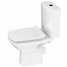 WC-poti komplekt Cersanit Carina Clean On S/C kaanega, põrandale, alt ühendus
