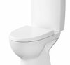 Põrandale paigaldatav WC-pott Cersanit Parva 011 aeglaselt sulguva kaanega, 360 x 595 mm, 3/6 L