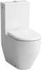 Põrandapealne WC-pott Laufen Pro Rimless H8259620002311 õhukese Soft Close kaanega, 360 x 650 mm, valge