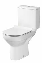 WC-poti komplekt Cersanit City New Clean On 011 õhukese aeglaselt sulguva kaanega, 365 x 670 mm, 3/5 l