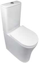 Põrandapealne WC-pott Domoletti MT721BTW koos kaanega, 610 x 440 mm