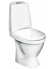 Põrandale paigaldatav wc-pott Gustavsberg Nautic GB1115102R1331 soft-close kaanega, valge