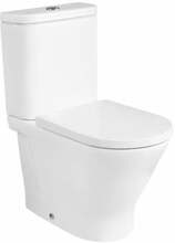 Põrandale paigaldatav wc-pott Roca Gap Round Rimless A3420N7000, 350 x 435 mm, valge