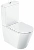 Kombineeritud wc-pott Ravak Elegant RimOff X01872 SC kaanega, valge läikiv