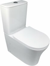 Põrandapealne WC-pott Domoletti MT621BTW kaanega, 380 x 605 mm