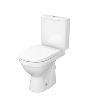 Tualettpott Cersanit Mito Zip duroplast pehme sulgumisega kaanega, 3/5 L, horisontaalne väljaviik