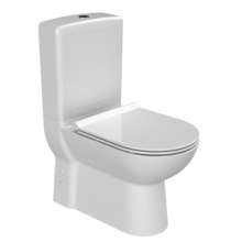 WC-pott Bella 122060 aeglaselt sulguva kaanega